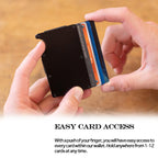 Customized Black Metal Wallet
