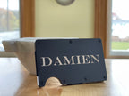 Customized Black Metal Wallet