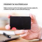 Customized Black Metal Wallet