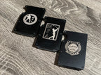 Customized Black Metal Wallet