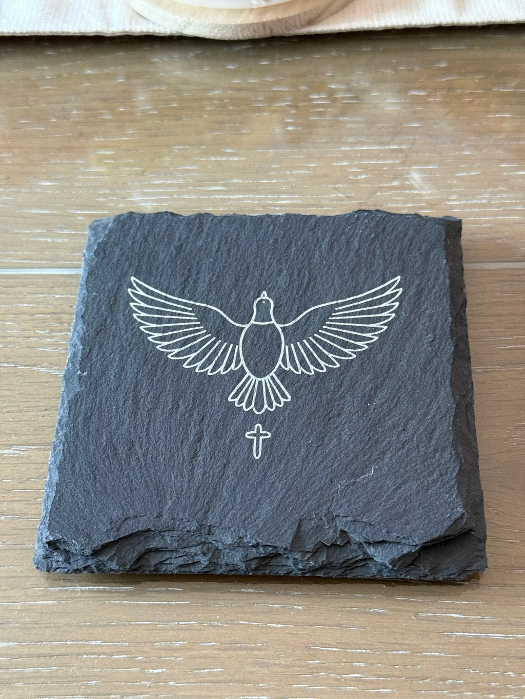 Personalized Catholic Cross Slate Coasters - Set of 4 – BEB Engraving