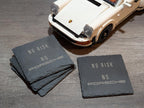 No Risk No Porsche Set of 4 Coasters