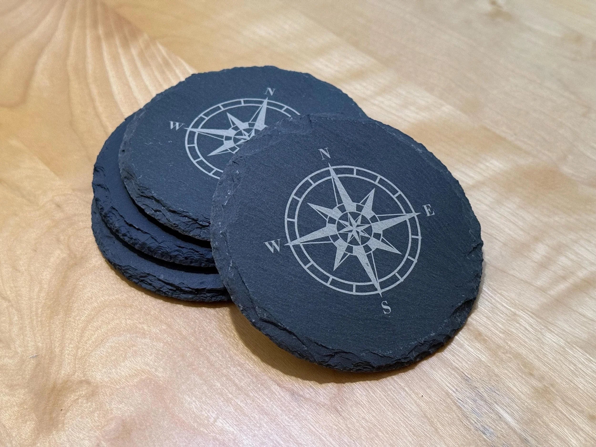 Compass Set of 4 Coasters