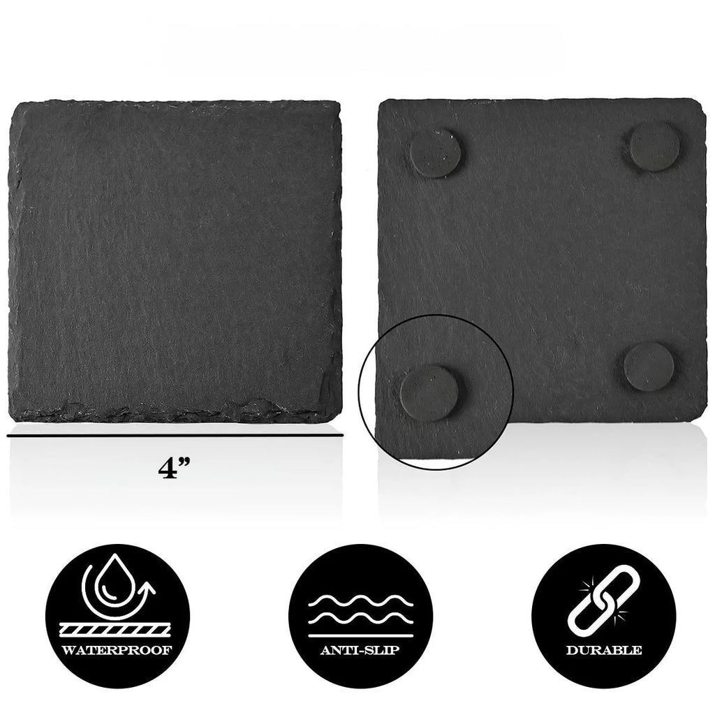 Sip Happens Quote Set of 4 Coasters