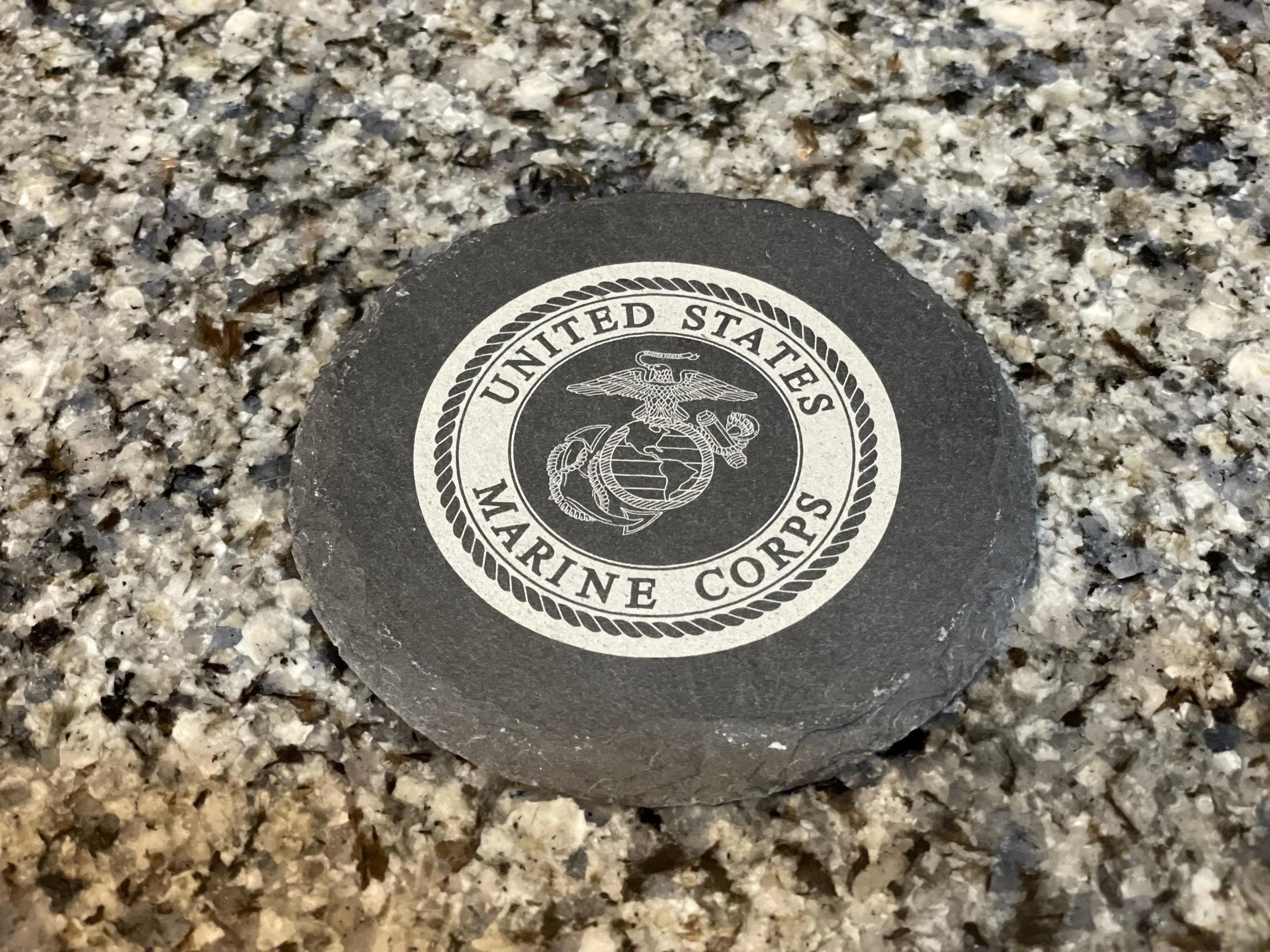 US Marine Corps Set of 4 Coasters