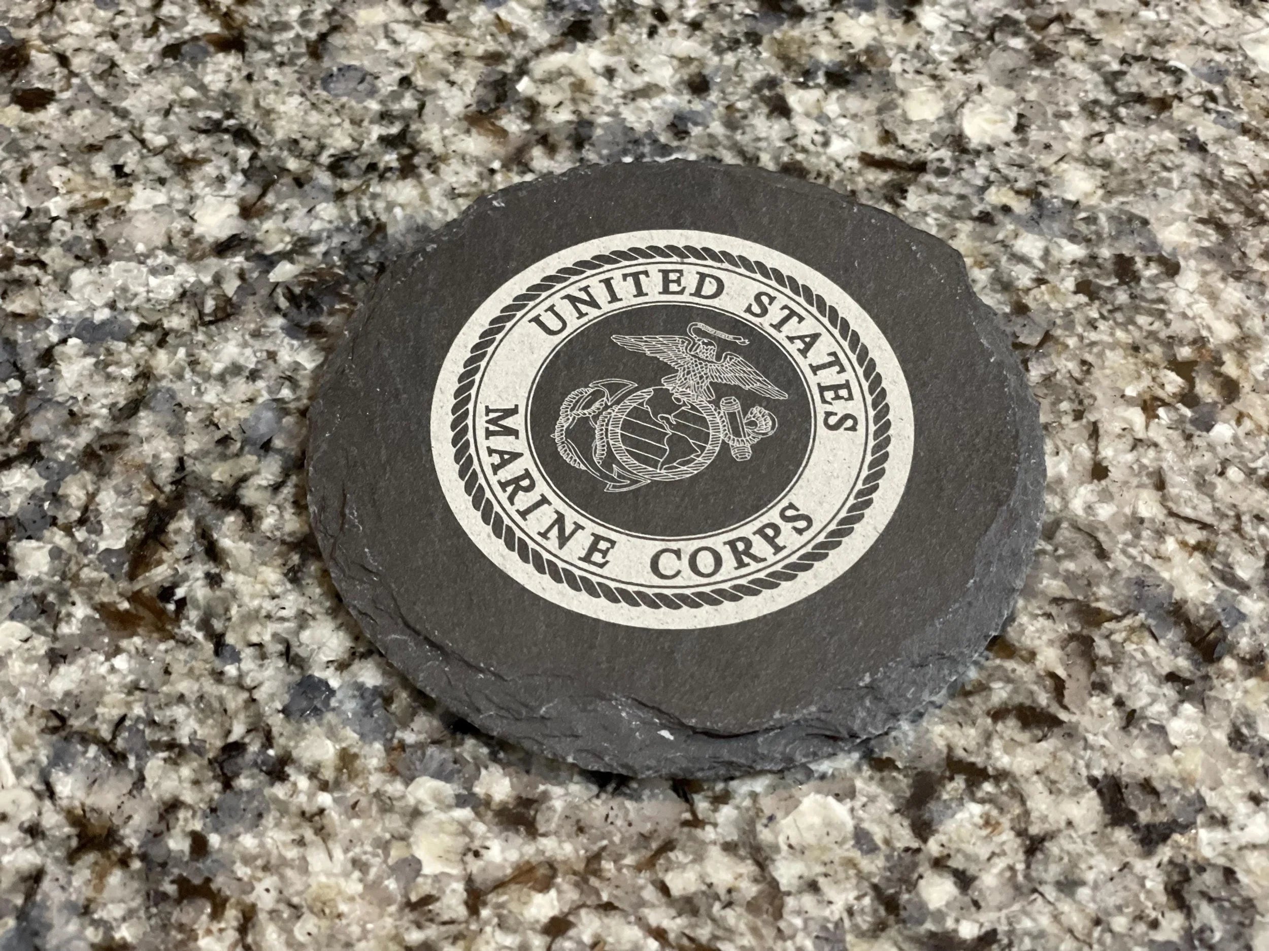 US Marine Corps Set of 4 Coasters