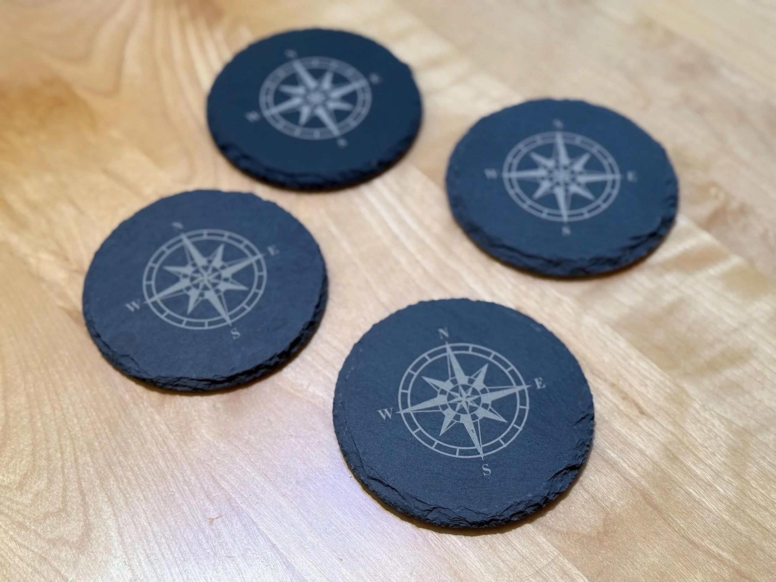 Compass Set of 4 Coasters